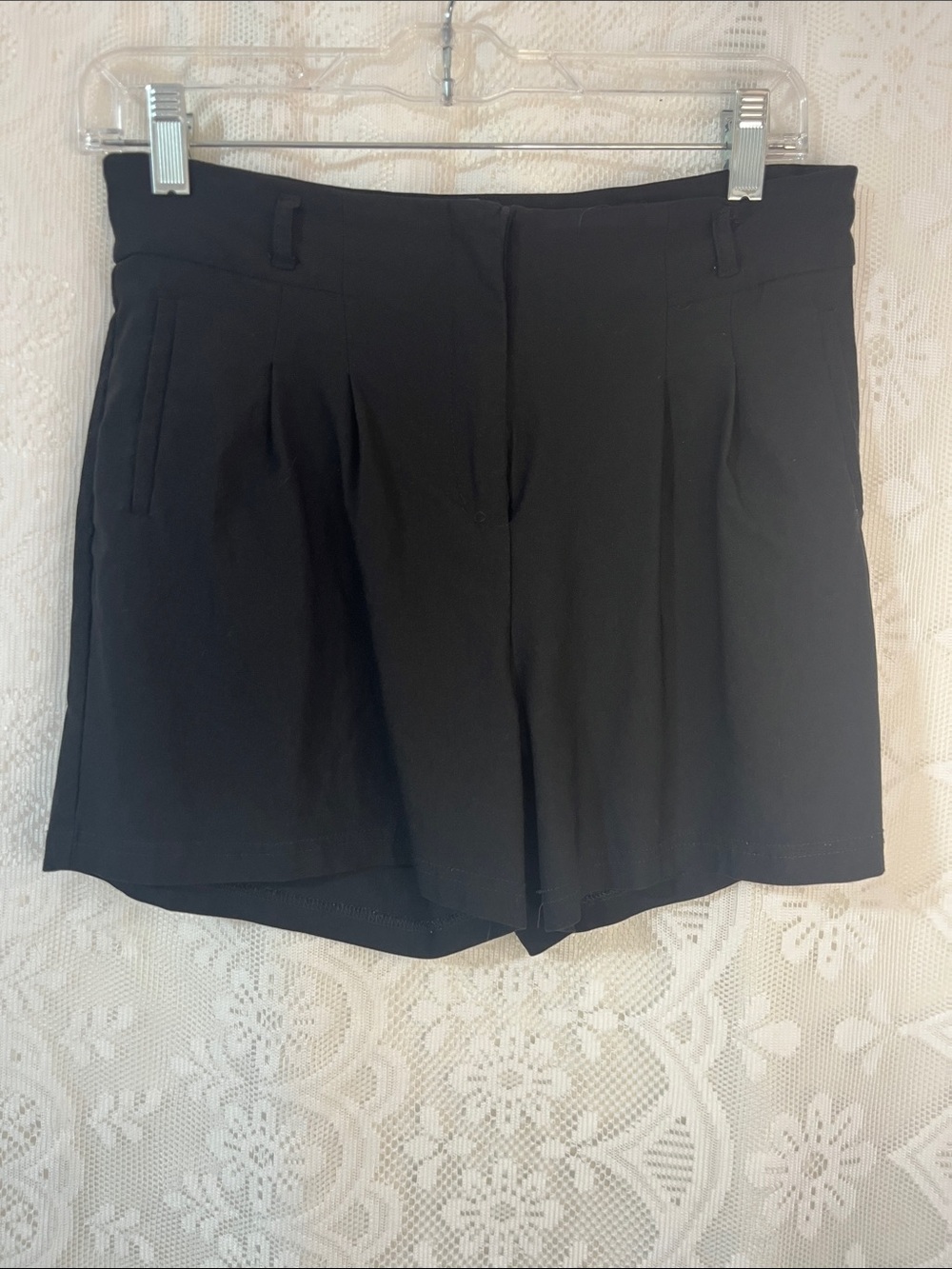 😻5for$15😻 Ambience High-Waist Pleated Dress Shorts L